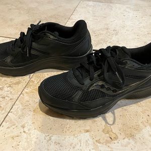 Women’s black saucony sneakers